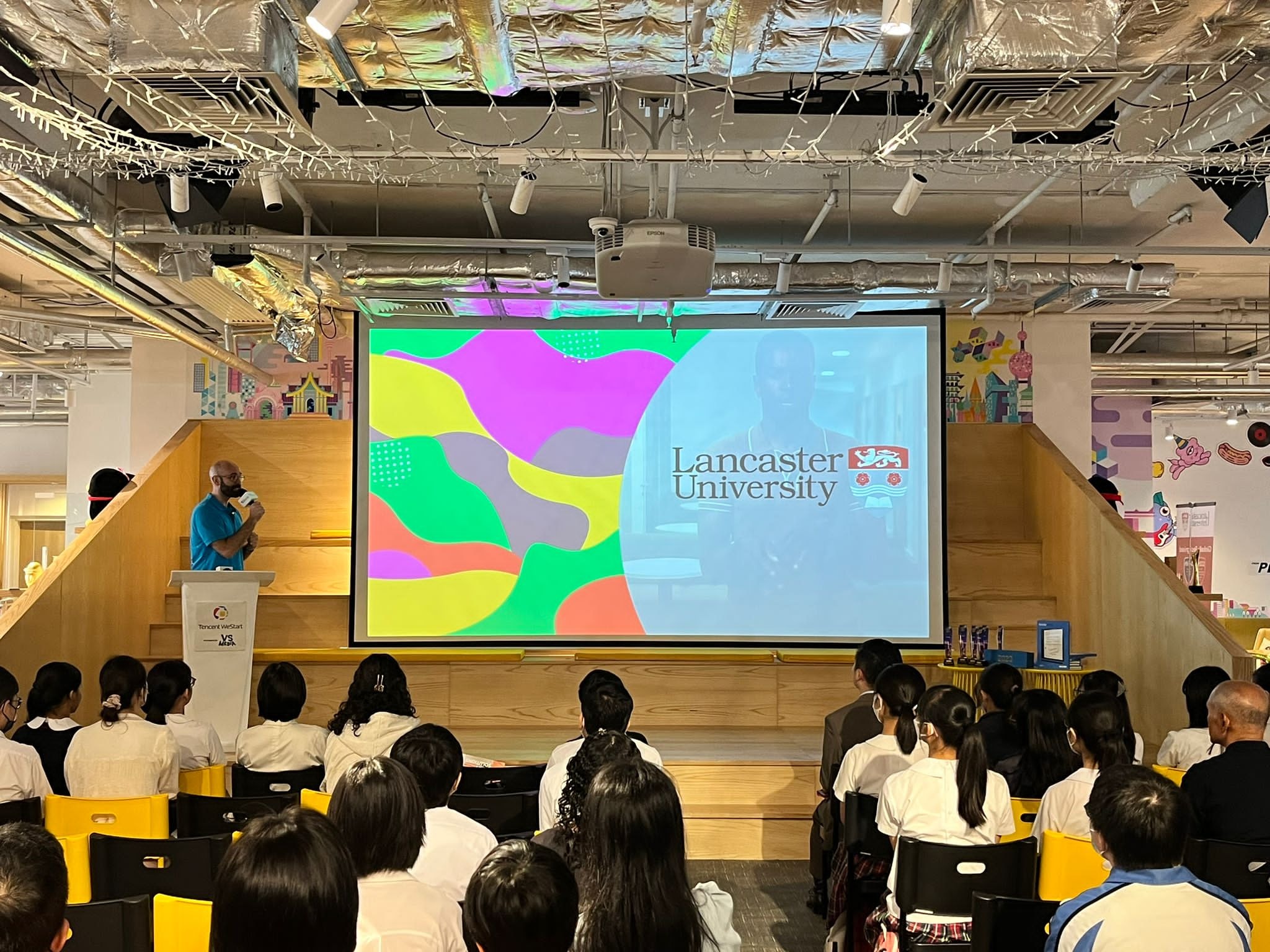 Lancaster University presentation auditorium