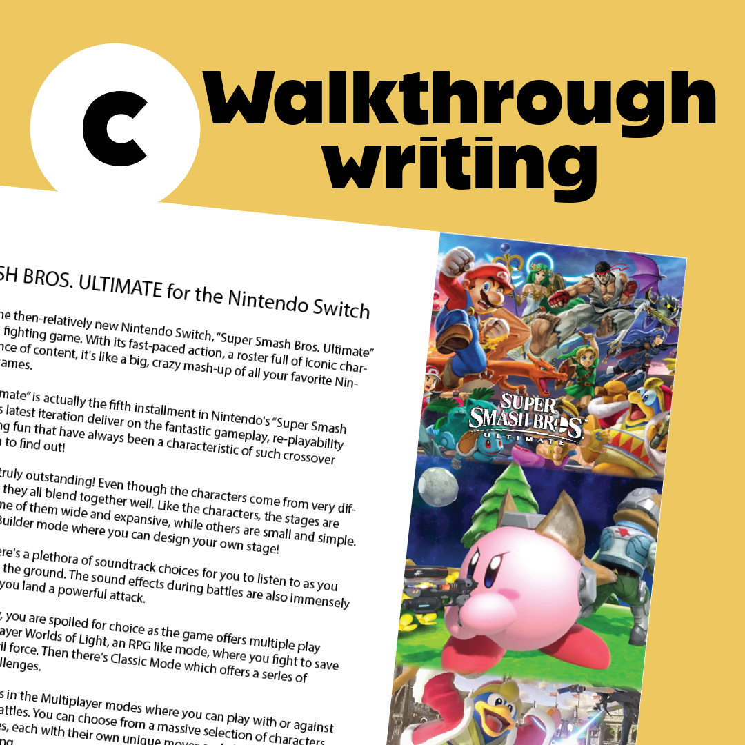 Student Super Smash Bros entry