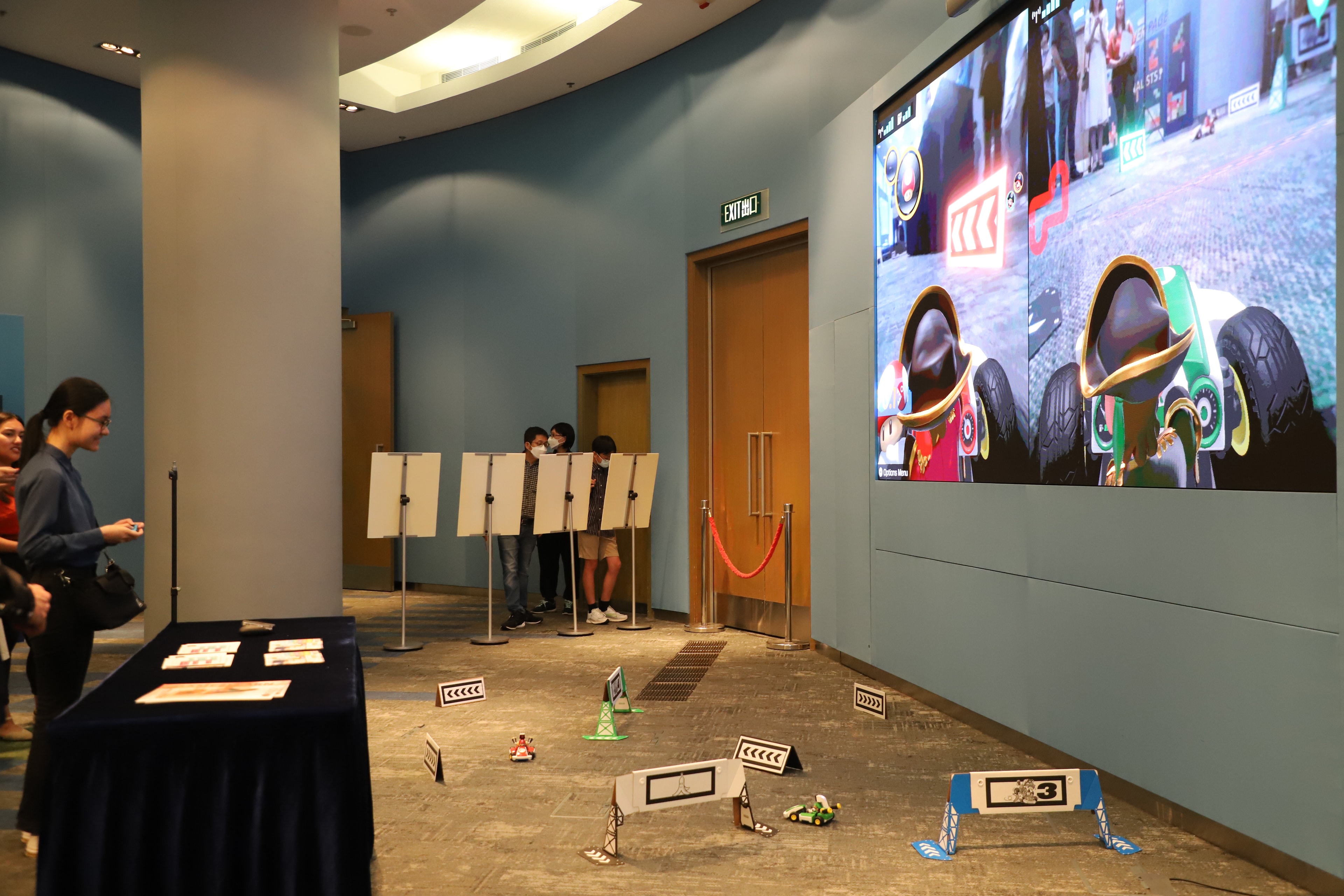 Mario Kart live gaming activity at Cyberport